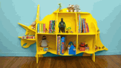 Dinosaur Bookcase Free DXF File