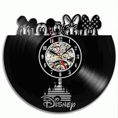 Disney Wall Clock Free DXF File