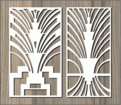 Divider Seamless Floral Floral Lattice Stencil Design For Laser Cut Free Vector File
