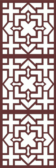 Divider Seamless Grill Design For Laser Cut Free Vector File
