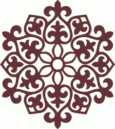 Divider Seamless Jali Design For Laser Cutting Free DXF File