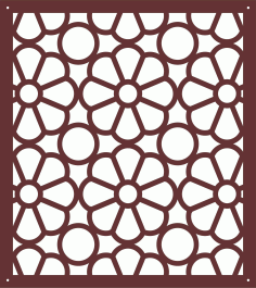 Divider Seamless Screen Design For Laser Cutting Free DXF File