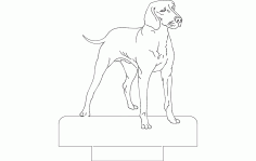 Dog 1 Free DXF File