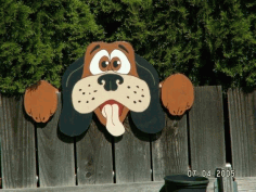 Dog Face Model For Laser Cut Project Free DXF File