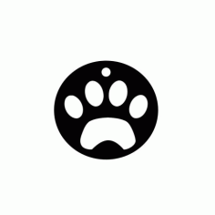 Dog Paw Opener Free DXF File