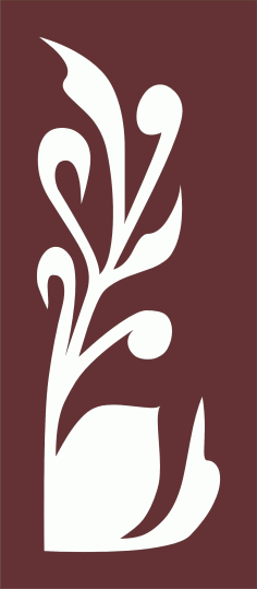 Door Design Flower Panel For Laser Cutting Free DXF File