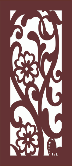 Door Jali Seamless Panel For Laser Cut Free Vector File, Free Vectors File