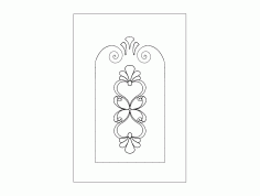 Door Pattern Free DXF File