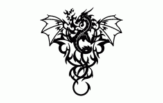 Dragon Wall Free DXF File
