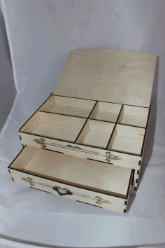 Drawer Organizer Laser Cut Free Vector File