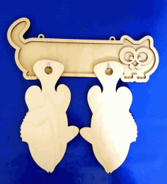 Drawing Of A Set Of Cutting Boards With A Hanger Format For Laser Cut Free Vector File