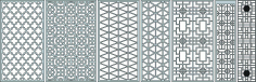 Drawing Room Floral Lattice Stencil Seamless Designs For Laser Cut Free Vector File
