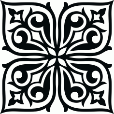 Drawing Room Floral Lattice Stencil Separator Seamless For Laser Cut Free Vector File, Free Vectors File