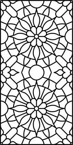 Drawing Room Lattice Separator Seamless Pattern For Laser Cut Free Vector File
