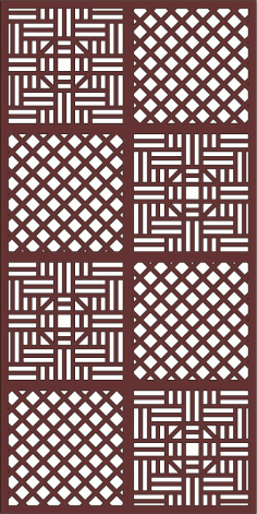 Drawing Room Screen Floral Seamless Pattern For Laser Cutiing Free Vector File