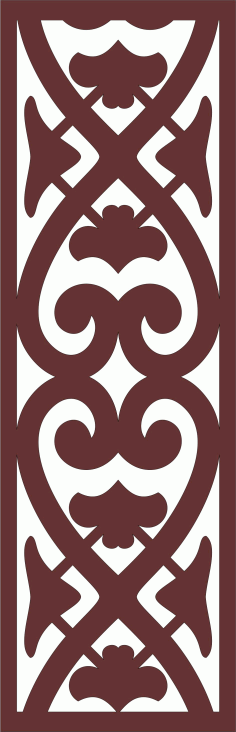 Drawing Room Screen Seamless For Laser Cutting Free DXF File