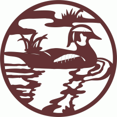 Duck Shaped Modern Privacy Partition Panels Screen For Laser Cut Free Vector File