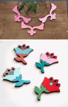 Dva Elementa For Laser Cut Free Vector File