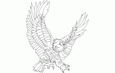 Eagle Attack Free DXF File