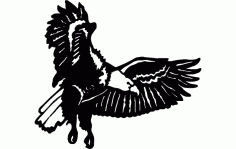Eagle Flying Free DXF File