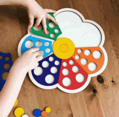 Educational Toy For Children For Laser Cut Free Vector File