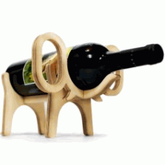 Elephant Wine Rack For Laser Cut Cnc Free DXF File