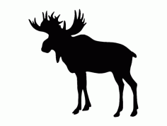 Elk (1) Free DXF File