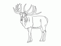 Elk Free DXF File