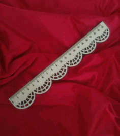 Engraved Ruler For Laser Cut Free Vector File