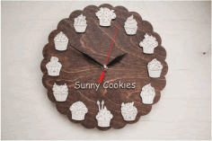 Excellent Delicious Watches For The Kitchen And Cafes Free Vector File
