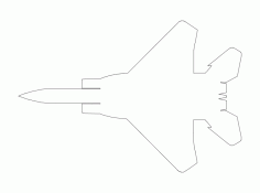 f15 Jet Free DXF File