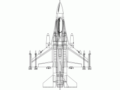 f16 Topview Free DXF File