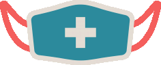 Face Mask With Cross covid-19 Free DXF File