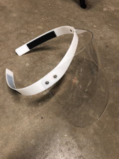 Face Shield Laser Cut Plan Free DXF File