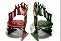 Fancy Chair 04 Free DXF File