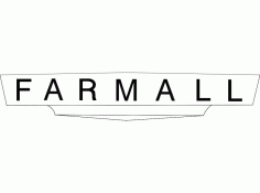 Farmall Emblem Logo Free DXF File