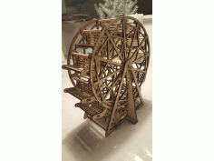 Ferris Drawing For Laser Cut Free DXF File
