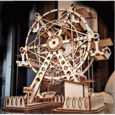 Ferris Wheel Free DXF File