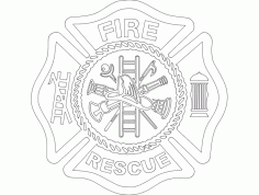Fire Logo Free DXF File