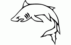 Fish Image Free DXF File