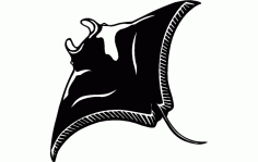 Fish Silhouette (2) Free DXF File