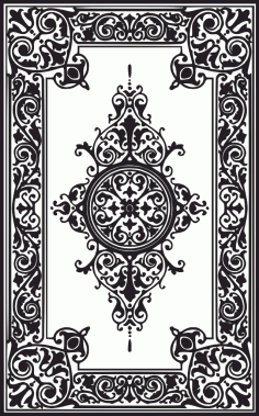 Floor Art Laser Cut Designs Free DXF File