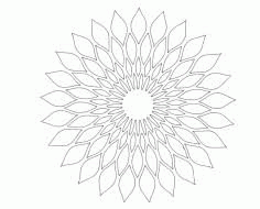 Floral Design 011 Free DXF File