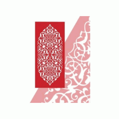 Floral Screen 123 Free DXF File