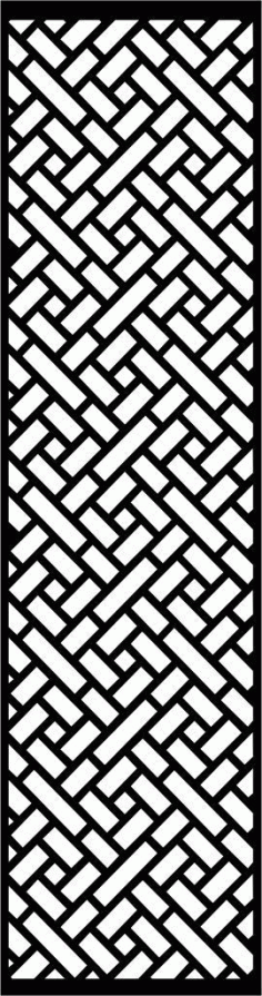 Floral Screen Patterns Design 152 Free DXF File