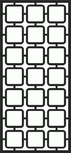 Floral Screen Patterns Design 19 Free DXF File