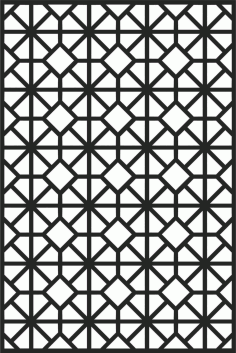 Floral Screen Patterns Design 23 Free DXF File