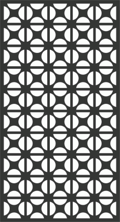 Floral Screen Patterns Design 31 Free DXF File