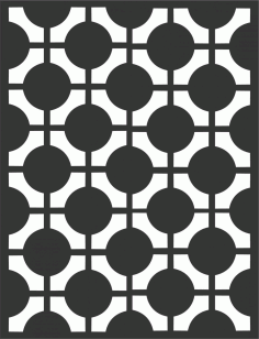 Floral Screen Patterns Design 38 Free DXF File