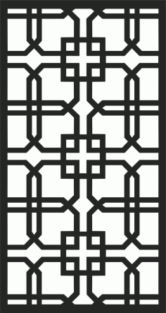 Floral Screen Patterns Design 5 Free DXF File